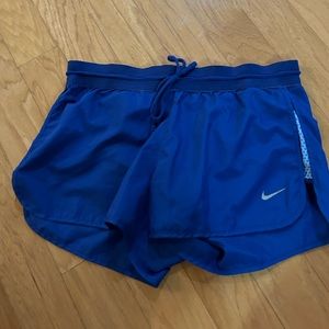 Small blue nike shorts